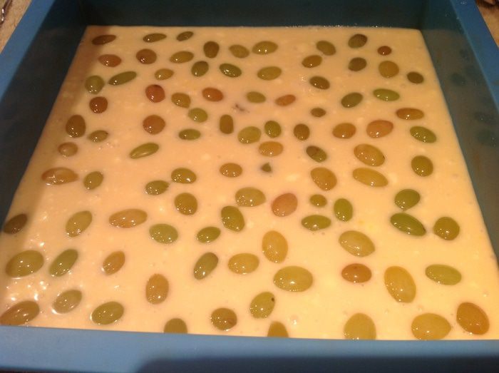 Пирог с виноградом