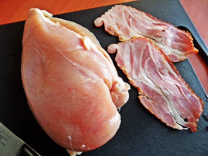 Куриные рулетики с начинкой