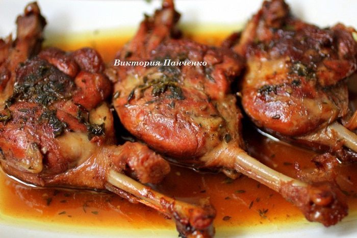 Утка в глинтвейн-маринаде