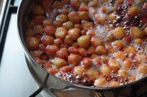 Манная каша с киселем