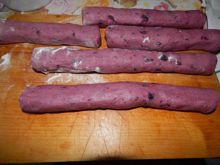 Фиолетовое печенье 