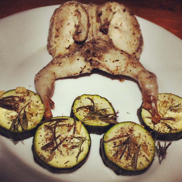 Запеченная перепелка