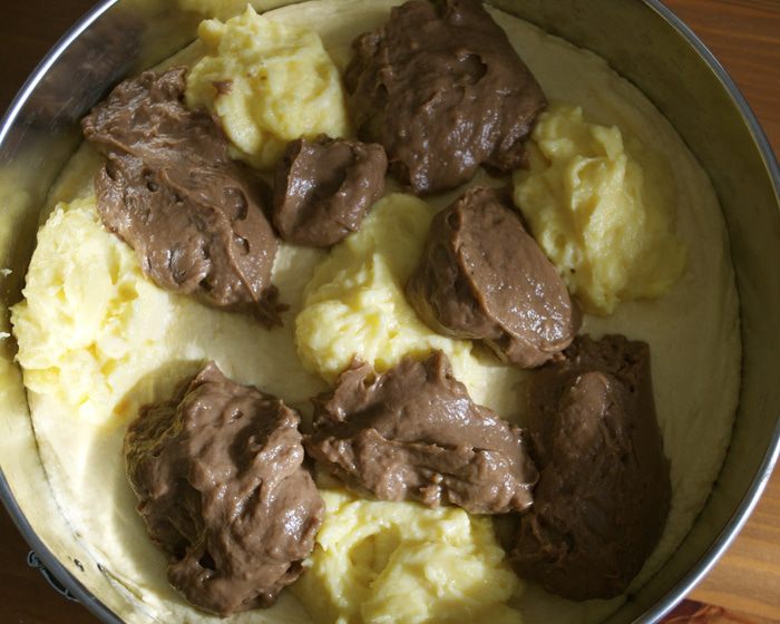 Торт &amp;quot;Нуа&amp;quot; с двойным заварным кремом