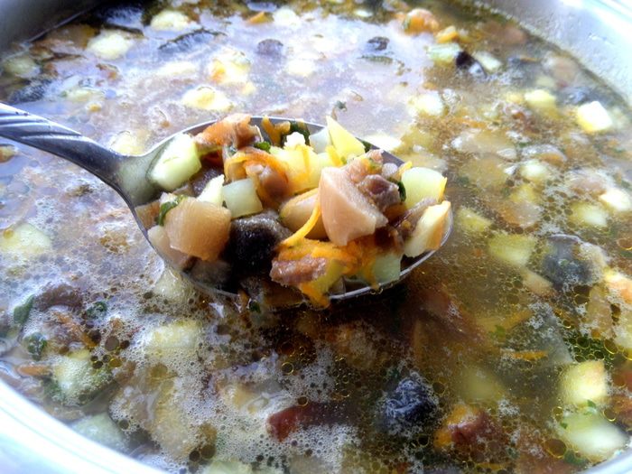 Грибной суп (заморозка грибов на зиму)