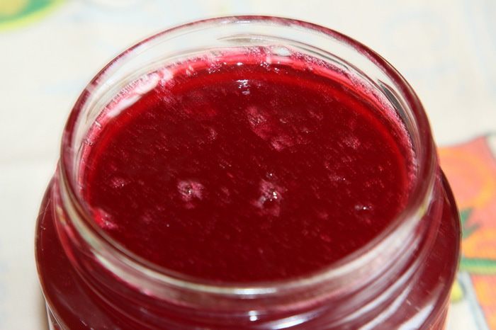 Желе из красной смородины