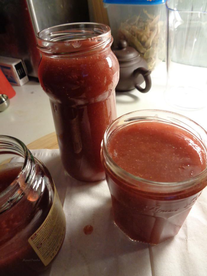 Клубнично-персиковый конфитюр