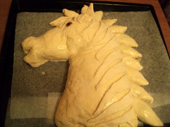 Пирог-кулебяка «Лошадка»