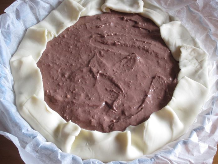 Тарт с маскарпоне и грецкими орехами