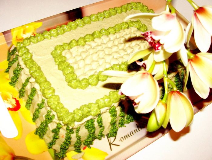 Закусочный торт &amp;quot;Зеленый тирамису&amp;quot;