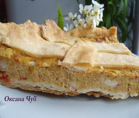 Кростата с овощами