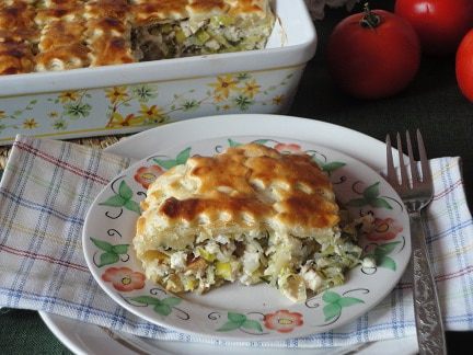 Котопита (греческий пирог с курицей и сыром)