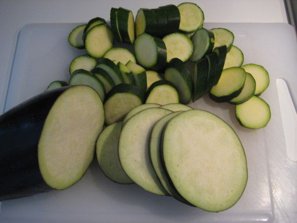 Стейк ферентино с овощами на гриле