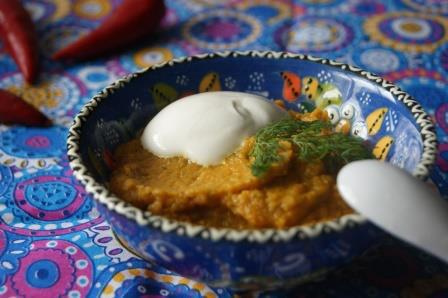 Согревающий морковный суп-пюре