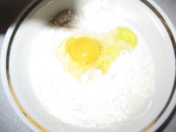 Блины в сырную клеточку с начинкой