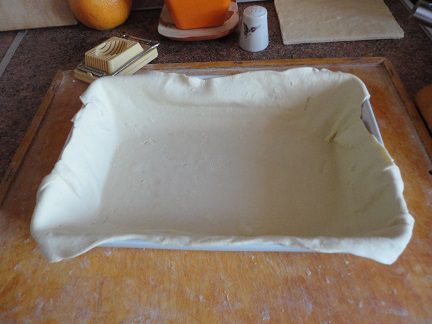 Котопита (греческий пирог с курицей и сыром)