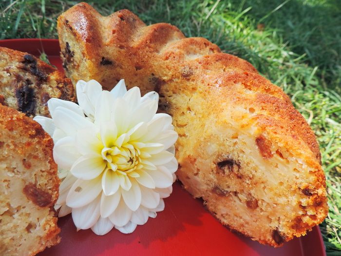 Яблочный кекс с шоколадом и изюмом &amp;quot;Восхитительный&amp;quot;