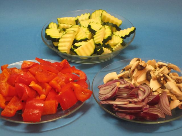 Овощное ассорти с рисом