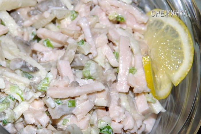 Салат «Пьяная ветчина»