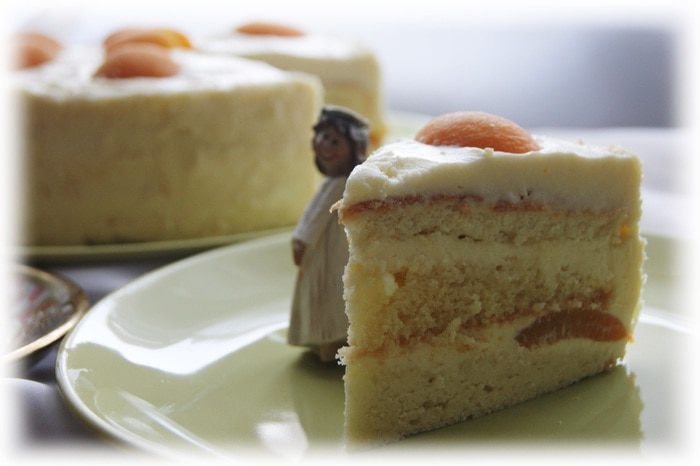 Абрикосовый торт для мамы 