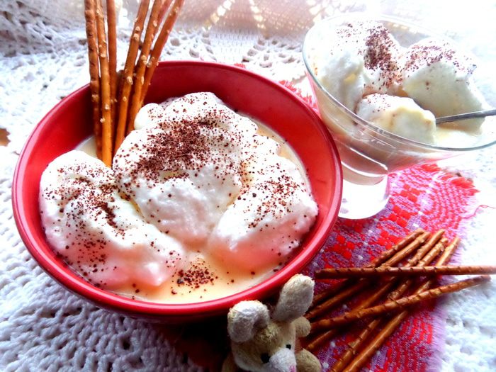 Суп-крем со снежками (Lumepallisupp)