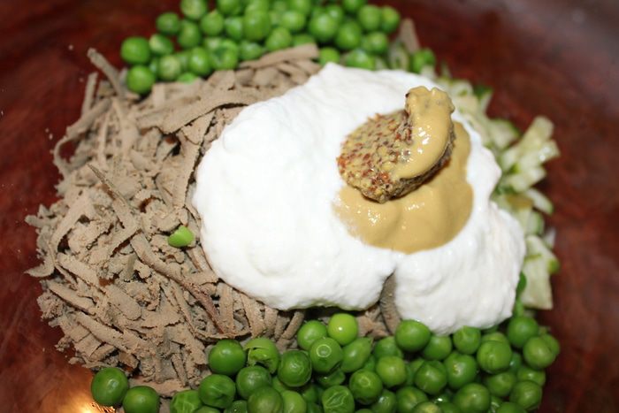 Салат из печени