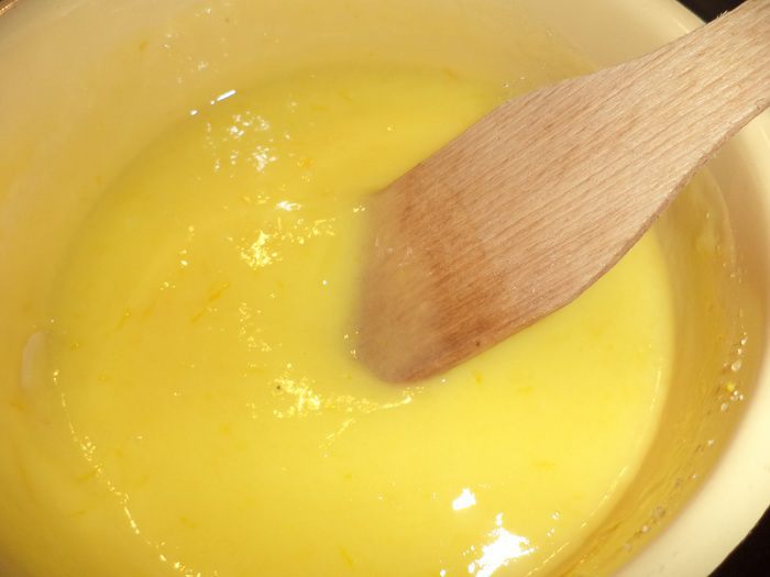 Лимонное пирожное