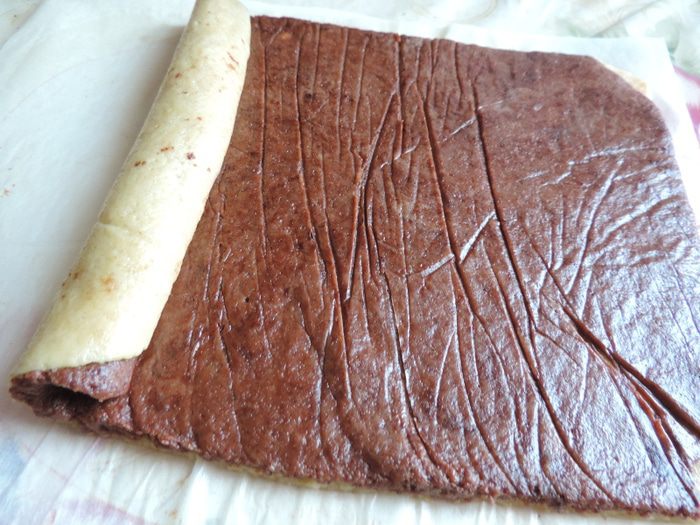 Имбирно-шоколадное печенье &amp;quot;Спираль&amp;quot;