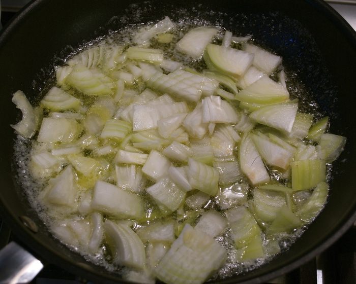 Бакала с полентой