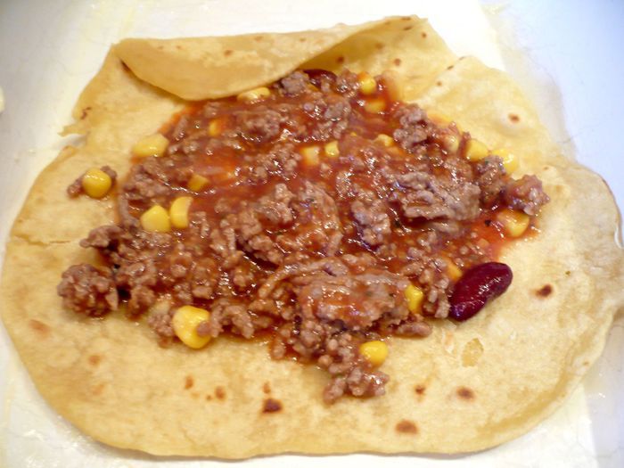Мясная запеканка с домашними тортильями «Мексиканское счастье»