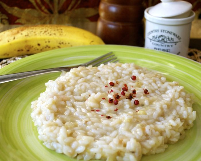 Ризотто с бананом