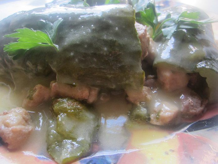 Огурчики, фаршированные по-французски