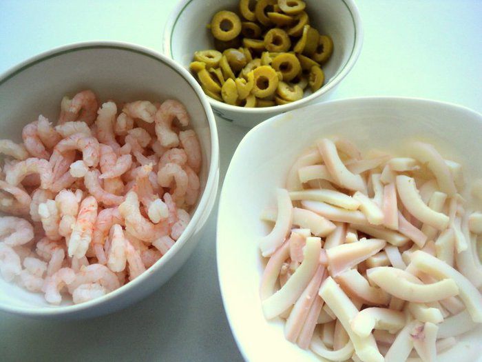 Рулет с морепродуктами