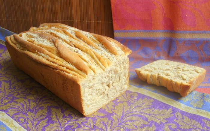 Молочный хлеб из цельнозерновой муки