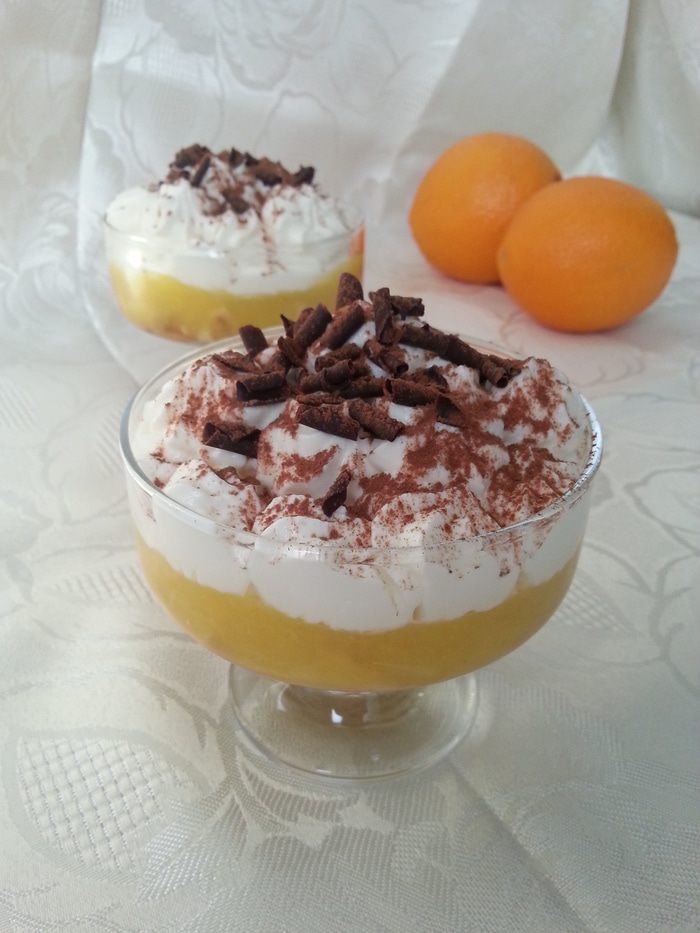 Десерт &amp;quot;Апельсиновый тирамису&amp;quot; + рецепт домашнего маскарпоне