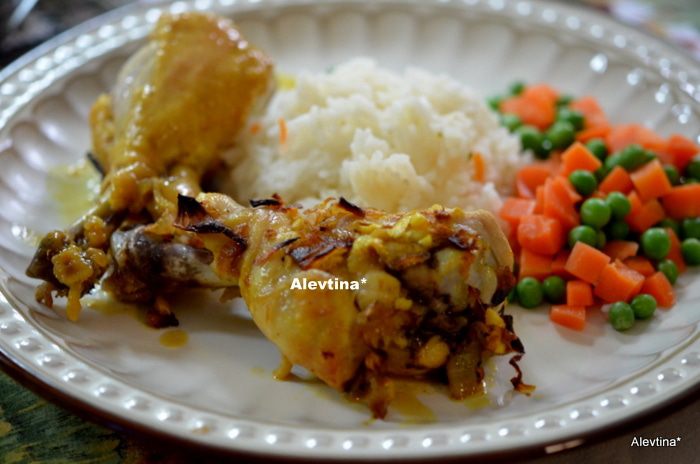 Куриные ножки с изюмом