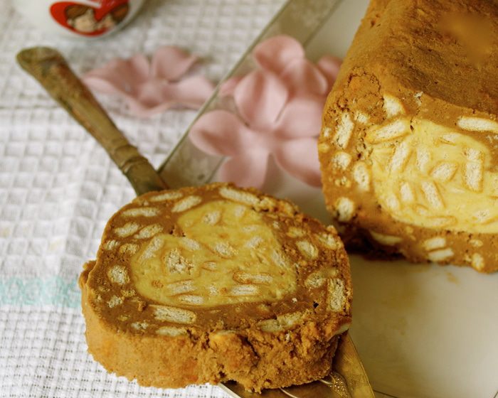 Десертная салями &amp;quot;Белое сердечко шоколада&amp;quot;