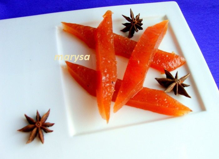 Яблочный мармелад с апельсином и корицей