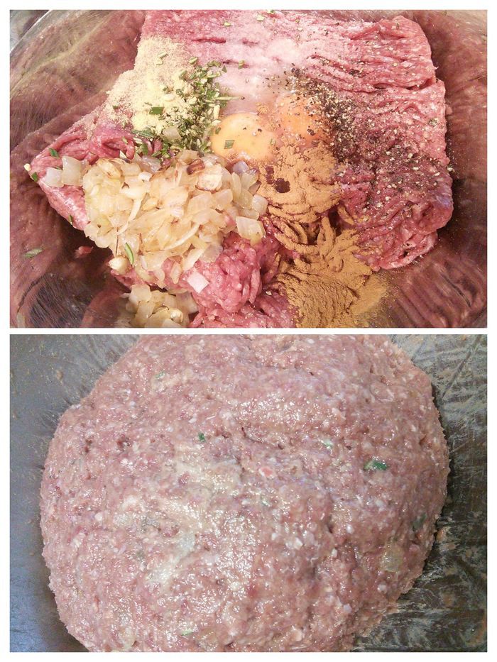 Говяжий рулет с черносливом и грецким орехом 