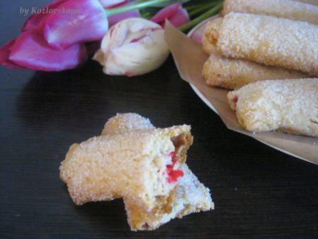 Печенье &amp;quot;Сахарные трубочки&amp;quot;