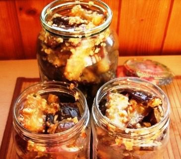 Баклажаны на закуску, острые...