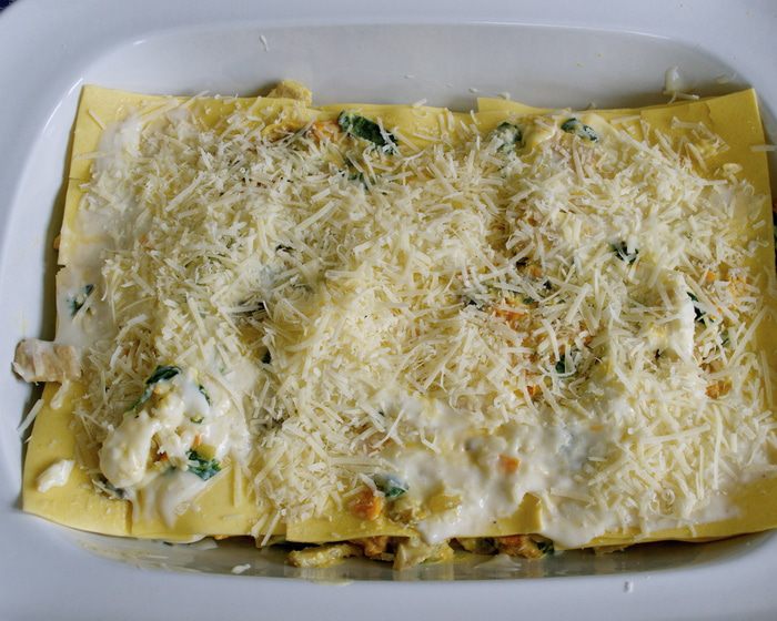 Лазанья по-флорентийски