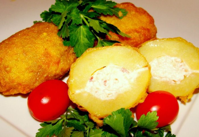 Картошка в &amp;quot;одежке&amp;quot; с сюрпризом