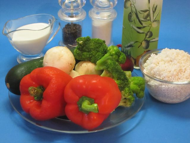 Овощное ассорти с рисом