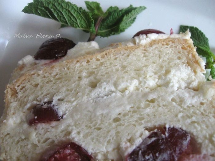 Летний торт «Нежное вишневое облачко»