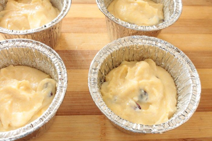 Творожные кексы с кукурузной мукой