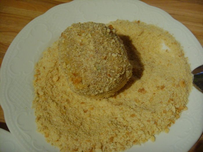 Яйца во фритюре по-шотландски