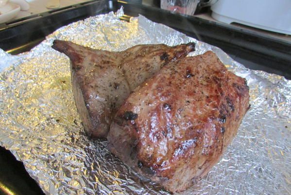 Телятина с вишневым соусом