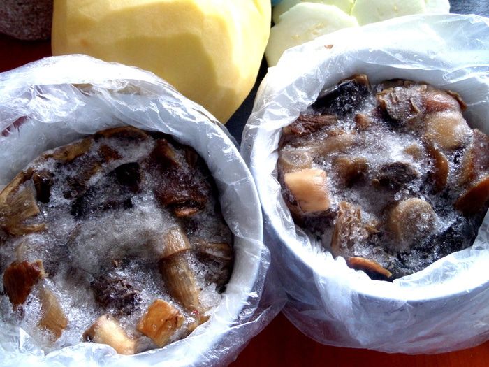 Грибной суп (заморозка грибов на зиму)