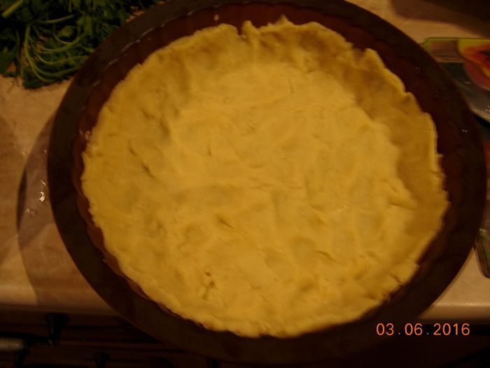 Пирог из ревеня с меренгой