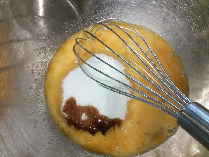 Брауни с яблоками 